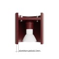 LAMPAMI - tuba lampa sufitowa, lampa punktowa sufitowa, oświetlenie do kuchni sufitowe, oświetlenie na przedpokój, lampa sufitowa plafon, oprawa sufitowa natynkowa, plafon sufitowy ORBIS 1 burgund sollux