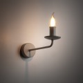 LAMPAMI - kinkiet w stylu rustykalnym,  kinkiet ścienny, kinkiet na ścianę, lampa do salonu, lampa na korytarz, kinkiet do sypialni LIMAL BEIGE
