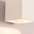 LAMPAMI - kinkiet kaszmirowy dekoracyjny nowoczesny, kinkiet ścienny, kaszmirowa lampa, kinkiet na ścianę, nowoczesny kinkiet na klatkę schodową, oświetlenie korytarza  kinkiet QUAD 1 kaszmirowy sollux