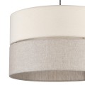 LAMPAMI - lampa wisząca pojedyncza, lampa sufitowa wisząca, lampa do jadalni nad stół, lampa do sypialni wisząca, beżowa lampa, lampa w stylu boho ECO LAMPA 3