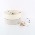 LAMPAMI - lampa wisząca pojedyncza, lampa sufitowa wisząca, lampa do jadalni nad stół, lampa do sypialni wisząca, beżowa lampa, lampa w stylu boho ECO LAMPA 3