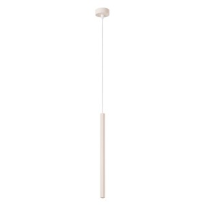Kaszmirowa lampa wisząca tuba pojedyncza ryflowana 120 cm 1xG9 ARCHE 1