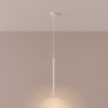 LAMPAMI - kaszmirowa lampa wisząca, tuba pojedyncza ryflowana, tuba lampa sufitowa wisząca, lampa wisząca pojedyncza tuba, lampa wisząca ARCHE 1 kaszmir sollux