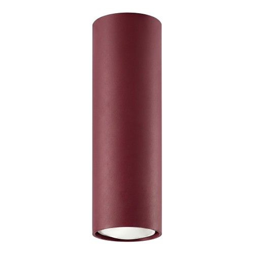 LAMPAMI - oprawa sufitowa natynkowa, tuba plafon sufitowy, plafon sufitowy, lampa do kuchni, oświetlenie do przedpokoju, lampa na korytarz, lampa na sufit, lampa punktowa LAGOS 20 burgund sollux