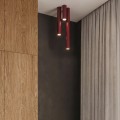LAMPAMI - oprawa sufitowa natynkowa, tuba plafon sufitowy, plafon sufitowy, lampa do kuchni, oświetlenie do przedpokoju, lampa na korytarz, lampa na sufit, lampa punktowa LAGOS 20 burgund sollux