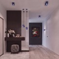 LAMPAMI - niebieska lampa sufitowa, lampa pojedyncza, plafon sufitowy, mała lampa sufitowa, lampa na sufit, lampa do korytarza, lampa sufitowa do pokoju młodzieżowego, oświetlenie sufitowe QUAD 1 ultramaryna sollux