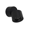 LAMPAMI - lampa led sufitowa czarna, lampa przysufitowa, regulowana tuba lampa sufitowa, lampa ledowa sufitowa, oświetlenie punktowe sufitowe led, minimalistyczna lampa sufitowa SPARK BLACK CCT 10W