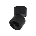 LAMPAMI - lampa led sufitowa czarna, lampa przysufitowa, regulowana tuba lampa sufitowa, lampa ledowa sufitowa, oświetlenie punktowe sufitowe led, minimalistyczna lampa sufitowa SPARK BLACK CCT 10W