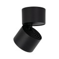 LAMPAMI - lampa led sufitowa czarna, lampa przysufitowa, regulowana tuba lampa sufitowa, lampa ledowa sufitowa, oświetlenie punktowe sufitowe led, minimalistyczna lampa sufitowa SPARK BLACK CCT 10W
