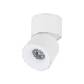 LAMPAMI - lampa led sufitowa biała punktowa regulowana, oświetlenie punktowe sufitowe, lampa sufitowa ruchoma biała,  lampa ledowa sufitowa pojedyncza, minimalistyczna lampa sufitowa, lampa ledowa natynkowa SPARK WHITE CCT 10W