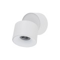 LAMPAMI - lampa led sufitowa biała punktowa regulowana, oświetlenie punktowe sufitowe, lampa sufitowa ruchoma biała,  lampa ledowa sufitowa pojedyncza, minimalistyczna lampa sufitowa, lampa ledowa natynkowa SPARK WHITE CCT 10W