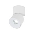 LAMPAMI - lampa led sufitowa biała punktowa regulowana, oświetlenie punktowe sufitowe, lampa sufitowa ruchoma biała,  lampa ledowa sufitowa pojedyncza, minimalistyczna lampa sufitowa, lampa ledowa natynkowa SPARK WHITE CCT 10W