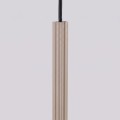 LAMPAMI - beżowa lampa wisząca dekoracyjna tuby, modna lampa,  tuby sufitowe, lampa sufitowa wisząca,  lampa wisząca nad wyspę, lampa wisząca do sypialni przy łóżku, lampa wisząca przy lustrze wisząca ARCHE 2P taupe sollux