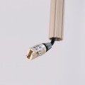 LAMPAMI - beżowa lampa wisząca dekoracyjna tuby, modna lampa,  tuby sufitowe, lampa sufitowa wisząca,  lampa wisząca nad wyspę, lampa wisząca do sypialni przy łóżku, lampa wisząca przy lustrze wisząca ARCHE 2P taupe sollux
