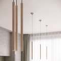 LAMPAMI - beżowa lampa wisząca dekoracyjna tuby, modna lampa,  tuby sufitowe, lampa sufitowa wisząca,  lampa wisząca nad wyspę, lampa wisząca do sypialni przy łóżku, lampa wisząca przy lustrze wisząca ARCHE 2P taupe sollux