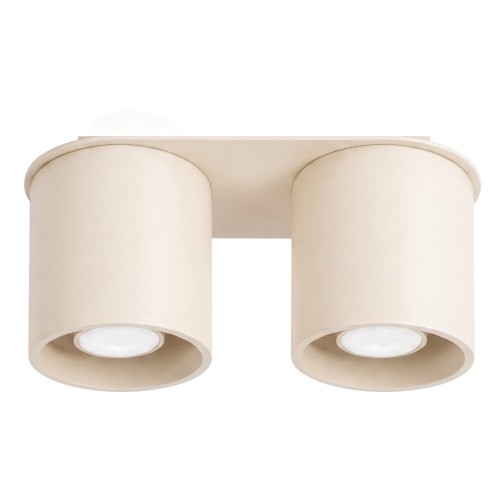 LAMPAMI - lampa przysufitowa do kuchni, plafon sufitowy, mała lampa sufitowa, lampa do kuchni, lampa do korytarza, lampa do pokoju młodzieżowego, lampa na sufit  ORBIS 2 kaszmir sollux