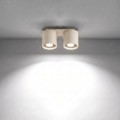 LAMPAMI - lampa przysufitowa do kuchni, plafon sufitowy, mała lampa sufitowa, lampa do kuchni, lampa do korytarza, lampa do pokoju młodzieżowego, lampa na sufit  ORBIS 2 kaszmir sollux