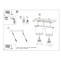 LAMPAMI - lampa przysufitowa ORBIS 2 kaszmir sollux szkic